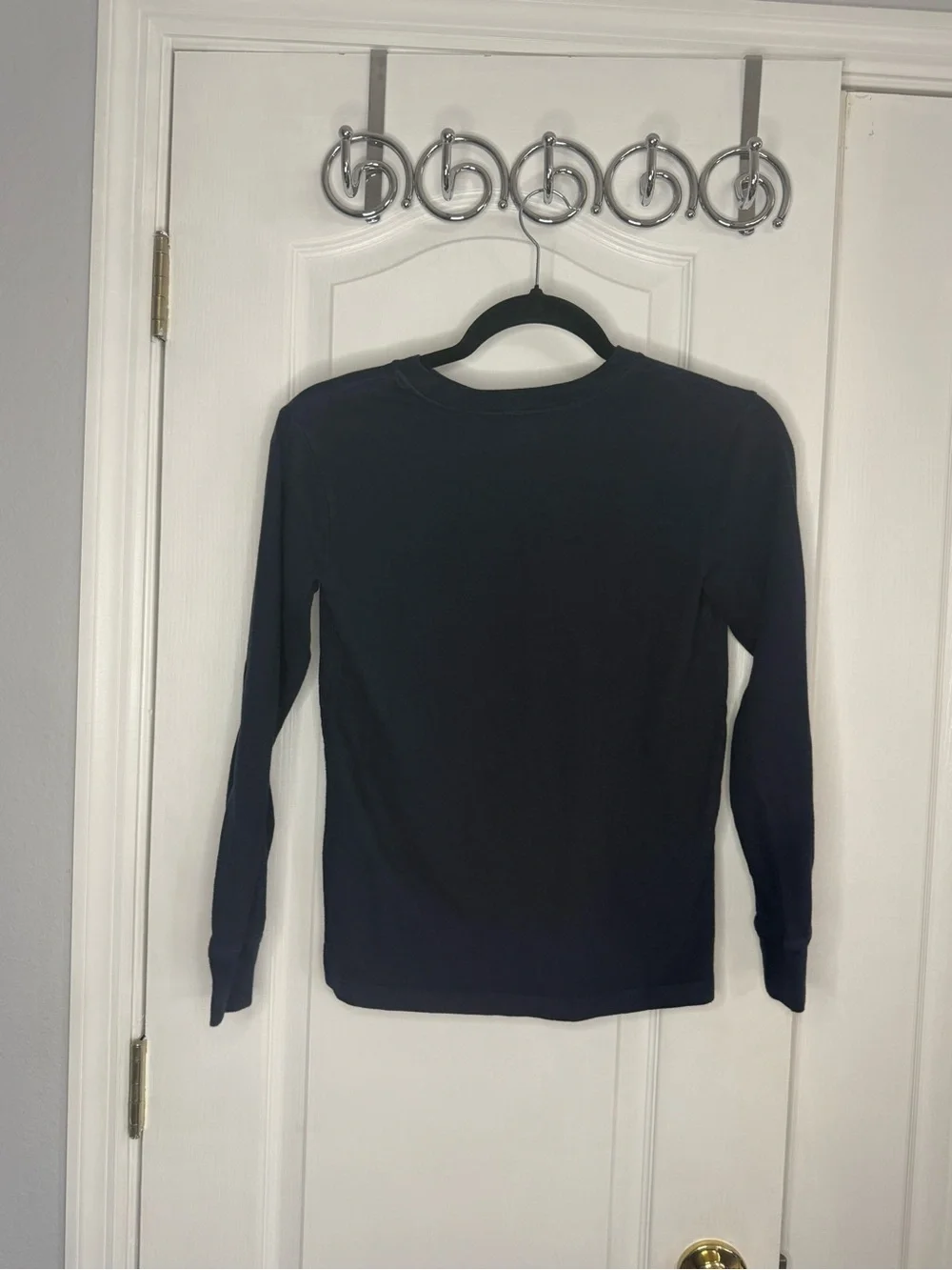 GAP Navy Long Sleeve Tee with Red Logo